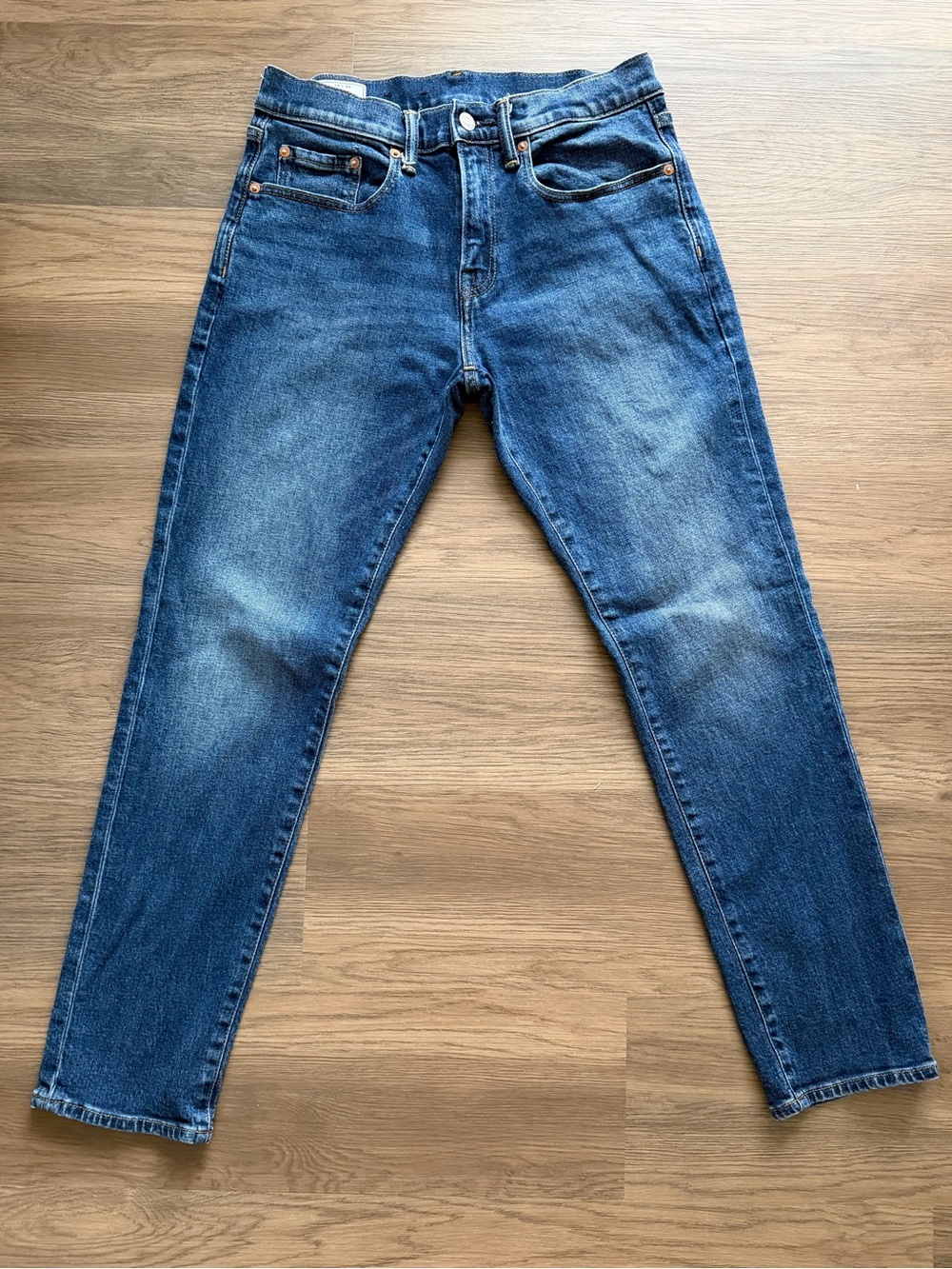 GAP Mens Slim Soft Flex Jeans 30x30 Dark Wash Stretch Denim Blue 455516